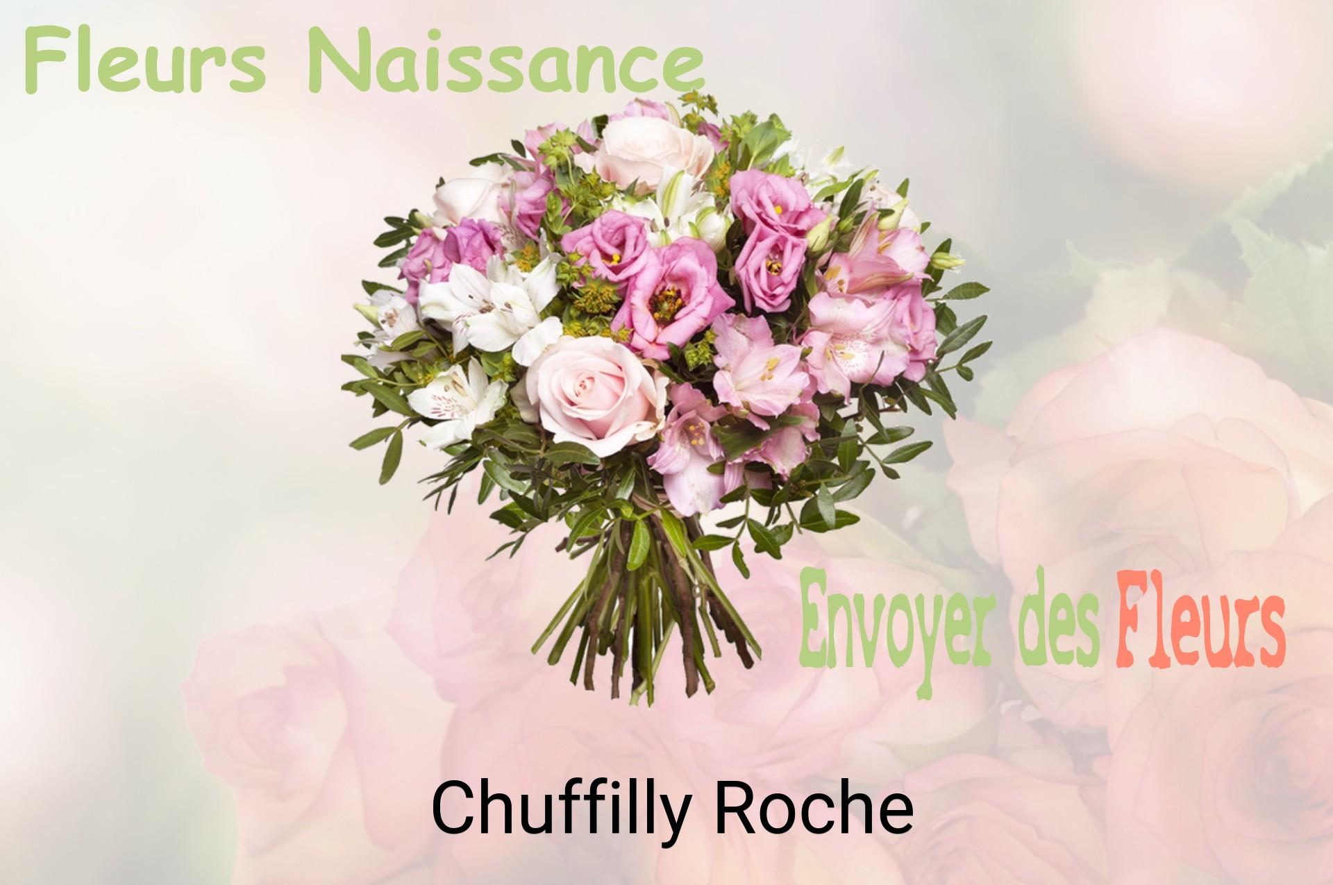 Bouquet de fleurs de naissance livré à Chuffilly-Roche